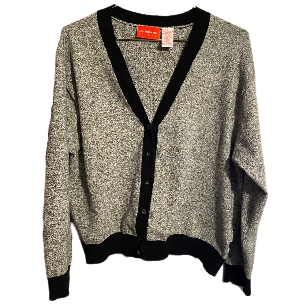 Liz Claiborne Liz & Co. Women’s Cardigan Jacket Sweater Size Large